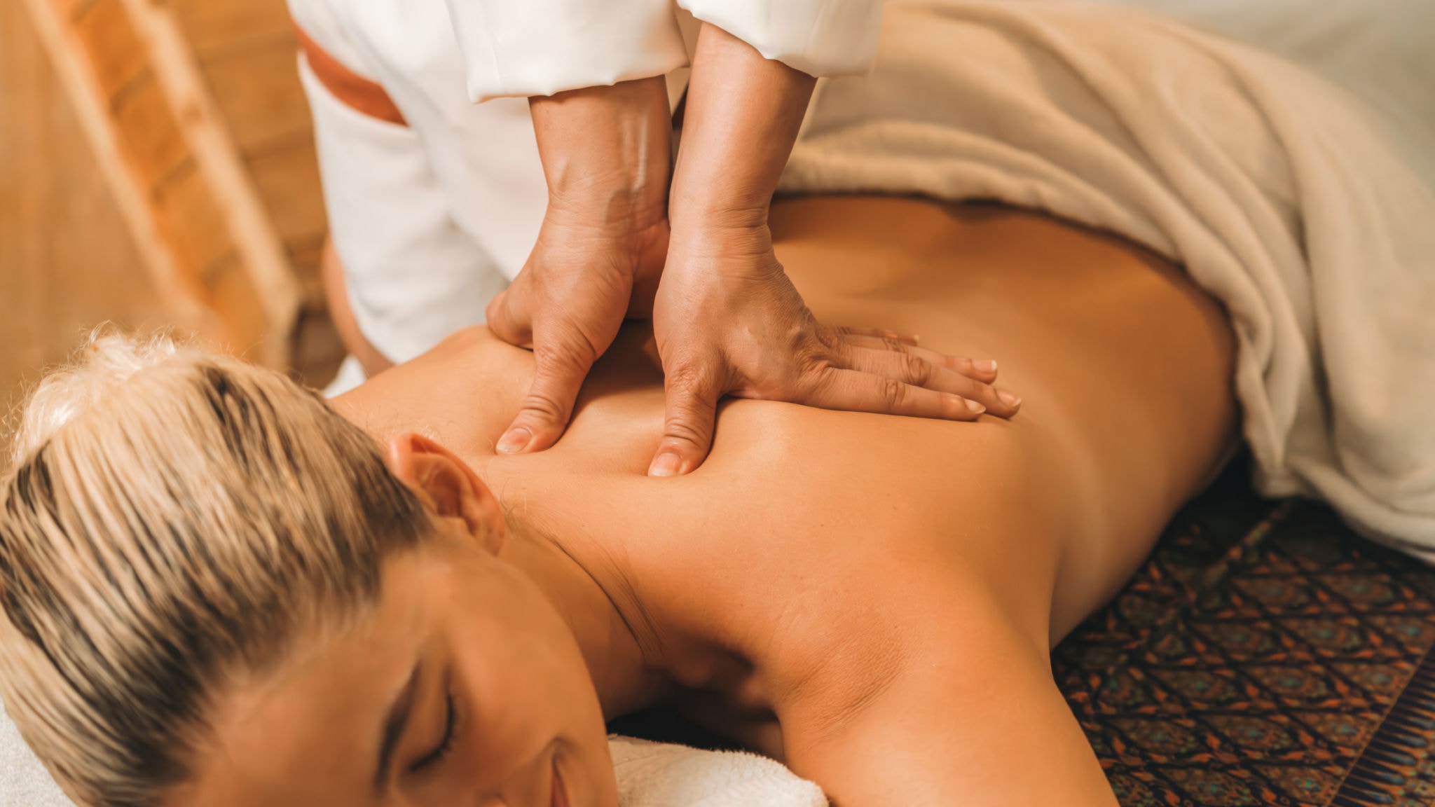 Serene spa wellness room